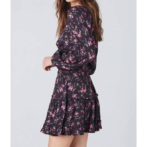 NEW SALTWATER LUXE clemente top in black/pink - Picture 2 of 3